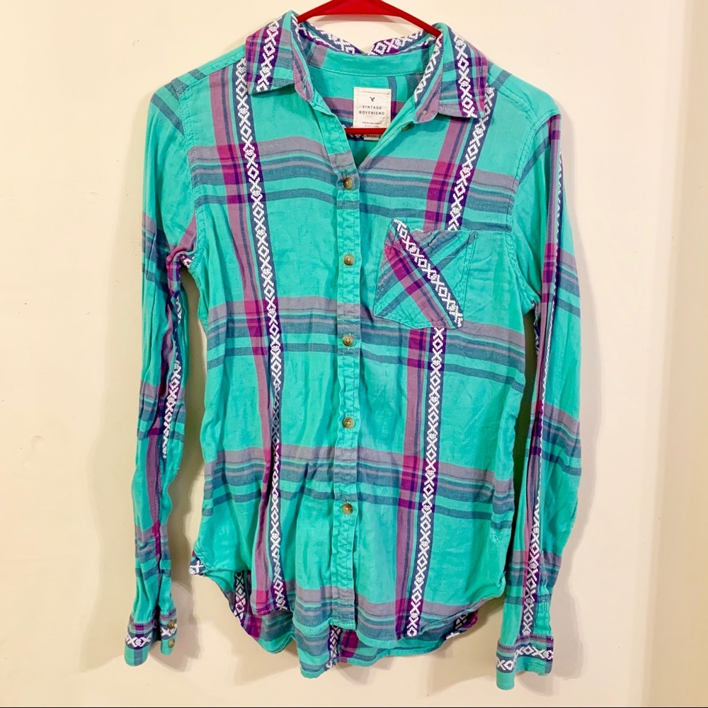 🦅Vintage American Eagle Flannel 🦅